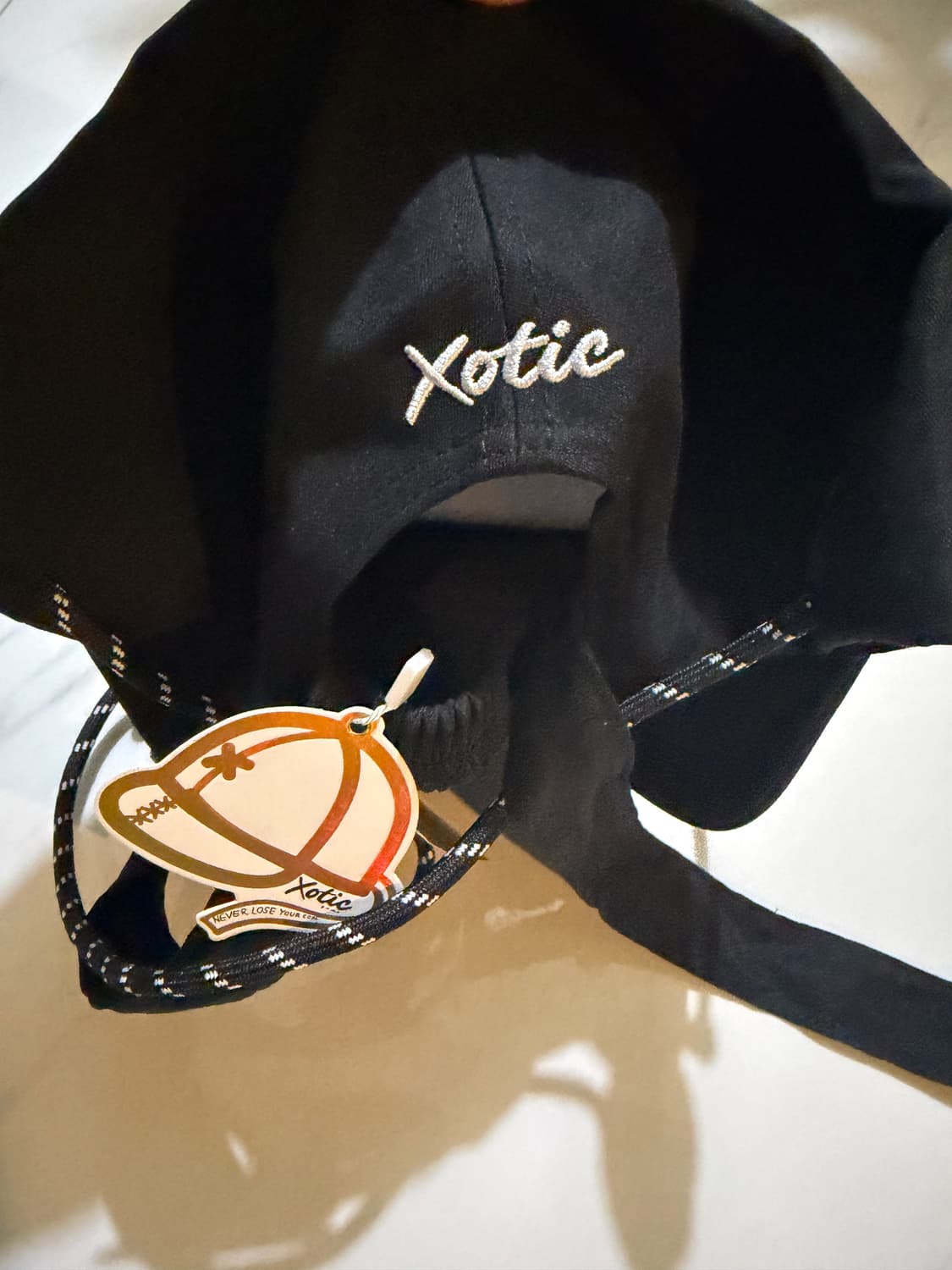 XOTIC 공식 별 모양 메탈 장식 리본 디테일 베이스볼 캡 상품이미지4