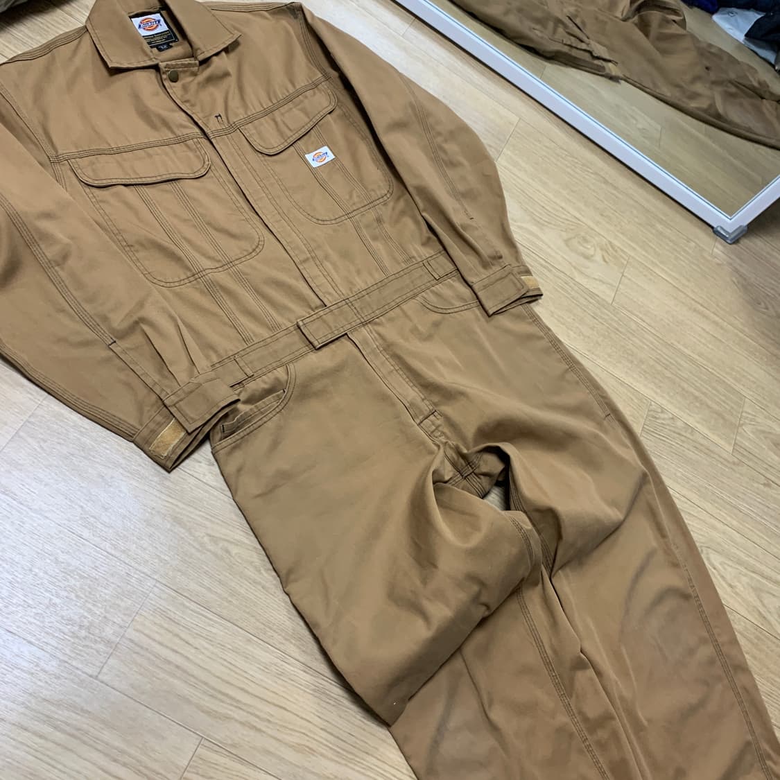 M)Dickies 디키즈 브라운 점프수트 상품이미지1