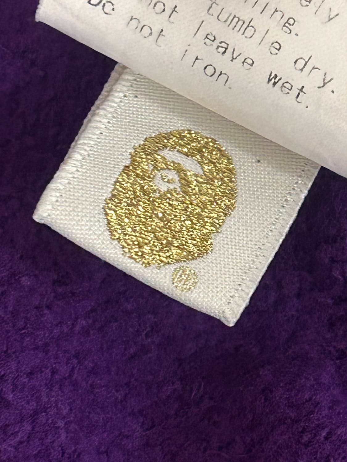 베이프 퍼플 카모 후드집업 상품이미지5