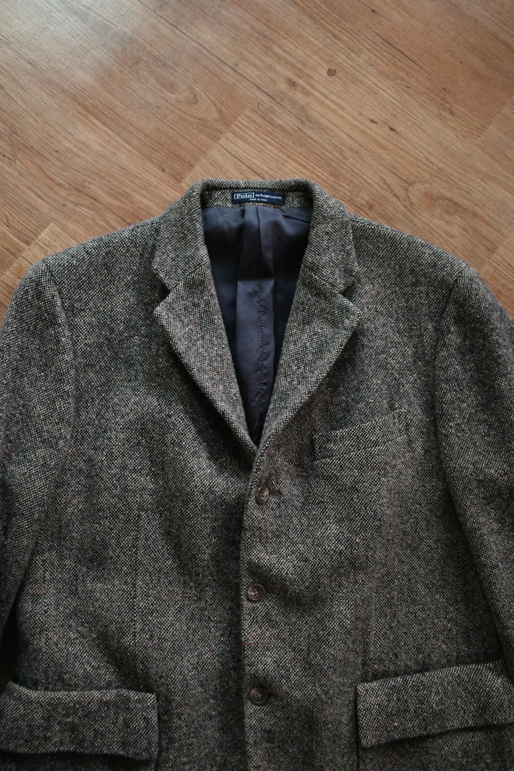 폴로 3버튼 트위드 스포츠 자켓 상품이미지3