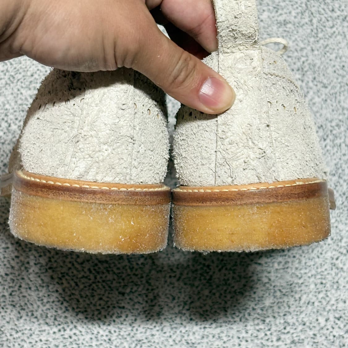 Hender Scheme 핸더 스킴 스웨이드 레더 브로그 상품이미지6