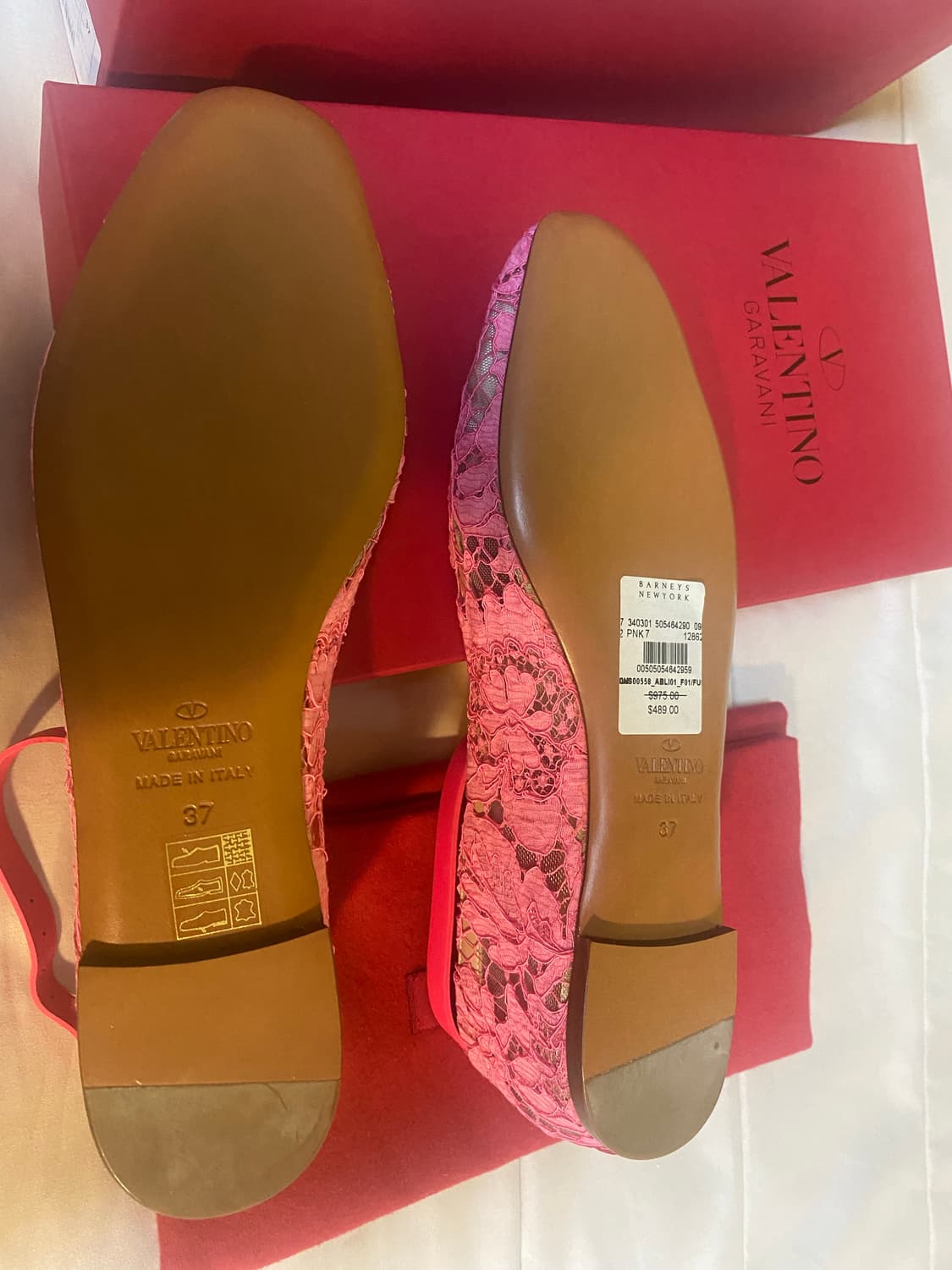 Valentino 발렌티노 정품 여성플랫단화 새상품 풀박스  37사이즈 상품이미지5