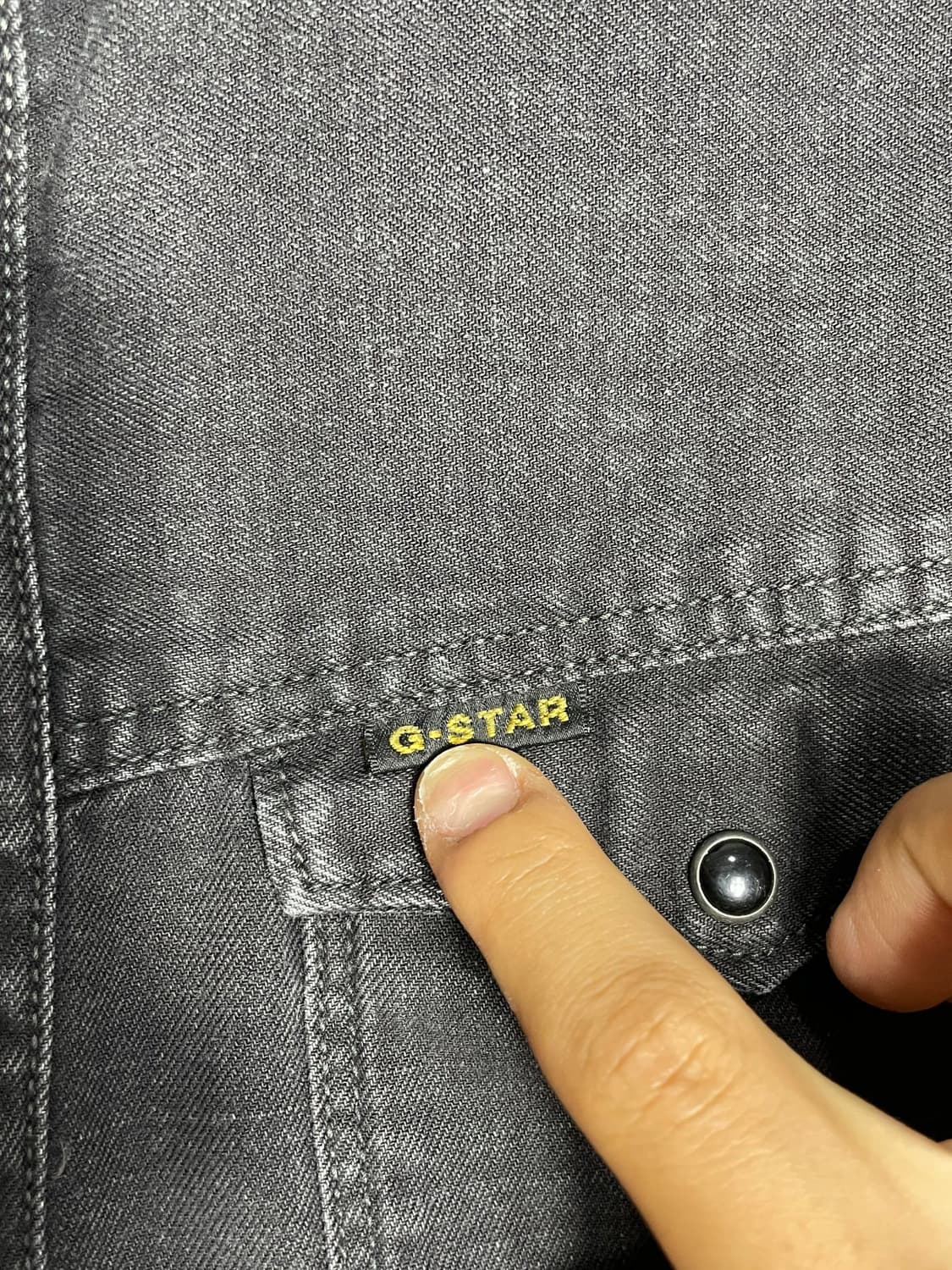 G-STAR RAW 블랙 흑청 셔츠 상품이미지3