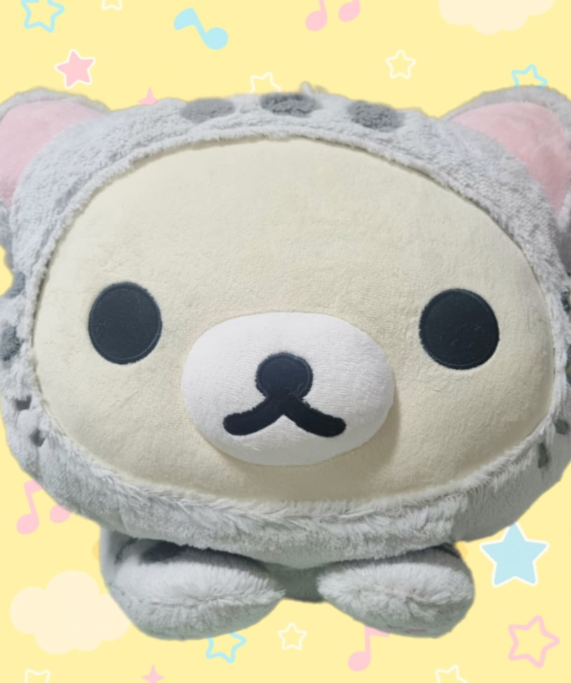 산엑스 코리락쿠마 고양이 인형 L 좌식의자 상품이미지1