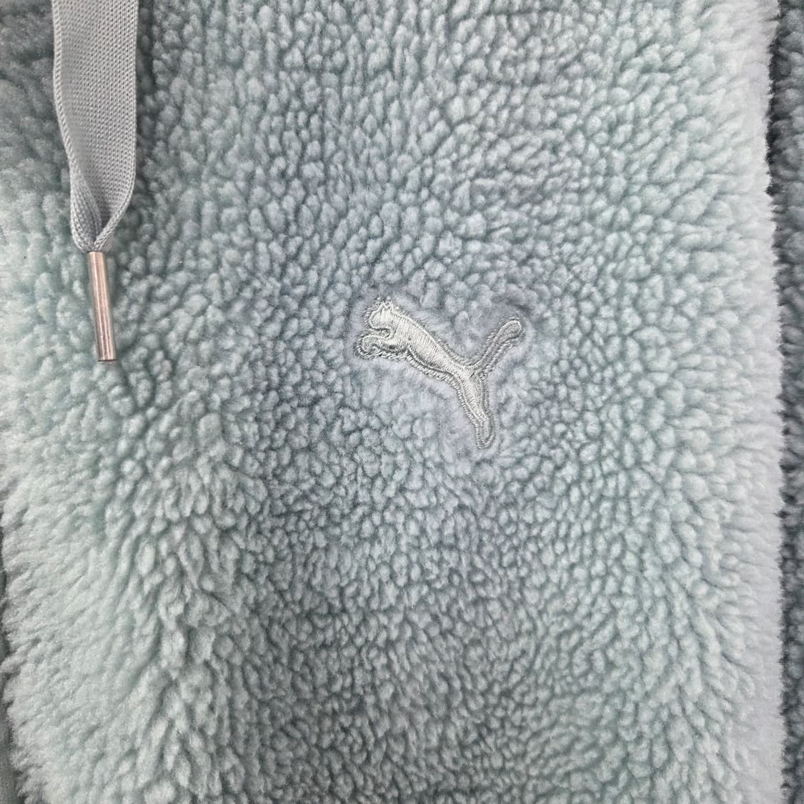 여77 퓨마 리버시블 양면 후리스 자켓 민트 상품이미지4