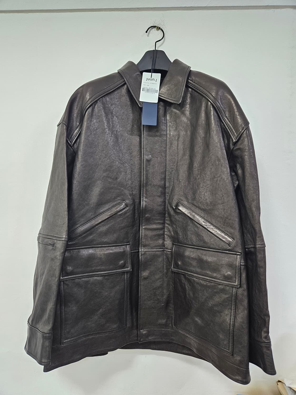 준지 289레더자켓 46사이즈 상품이미지6