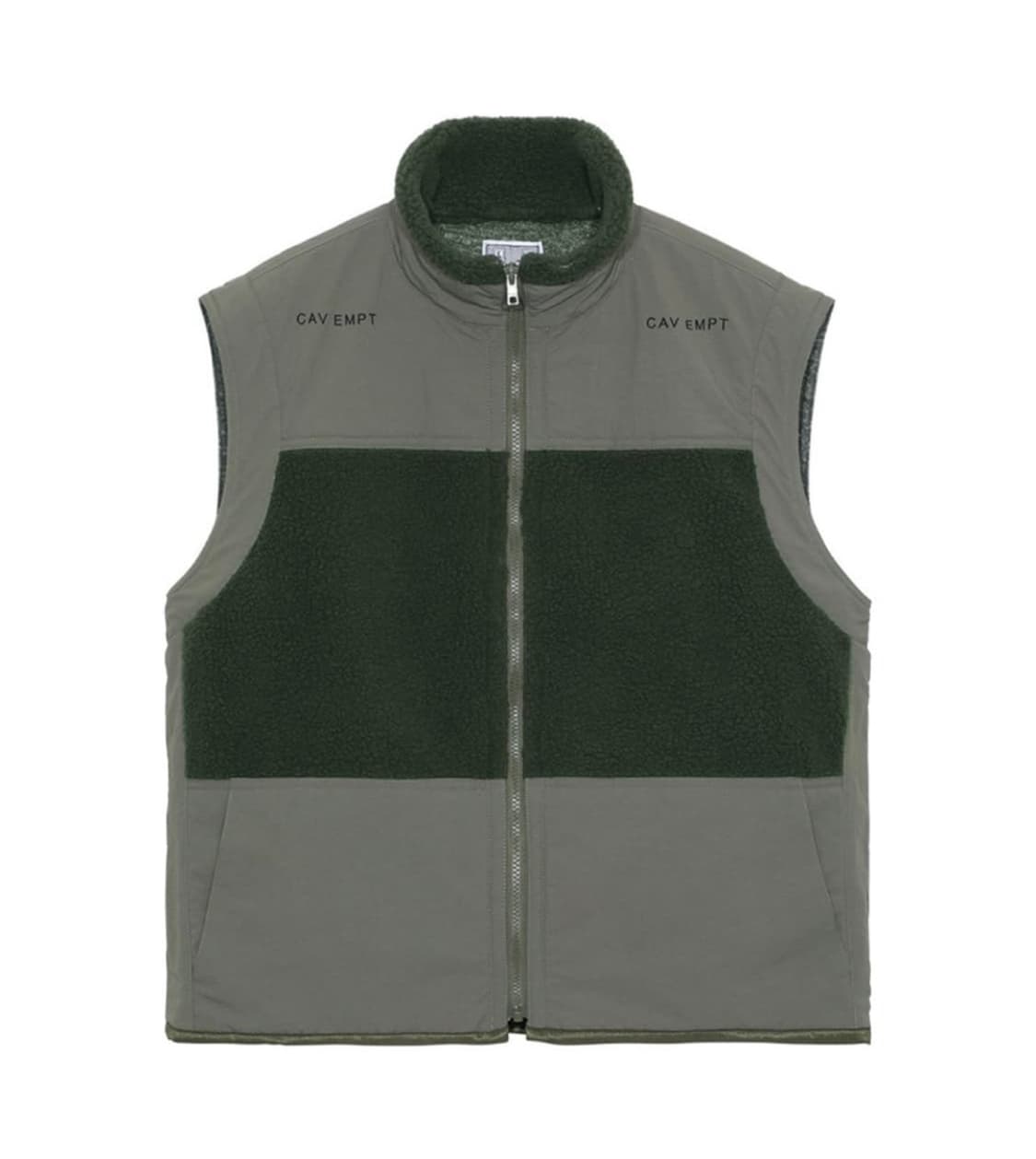 (XL) 카브엠트 보아 플리스 베스트 카키 조끼 상품이미지3