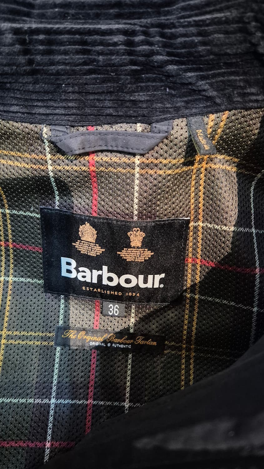 바버 트랜스포트 논왁스 자켓 36사이즈 상품이미지5