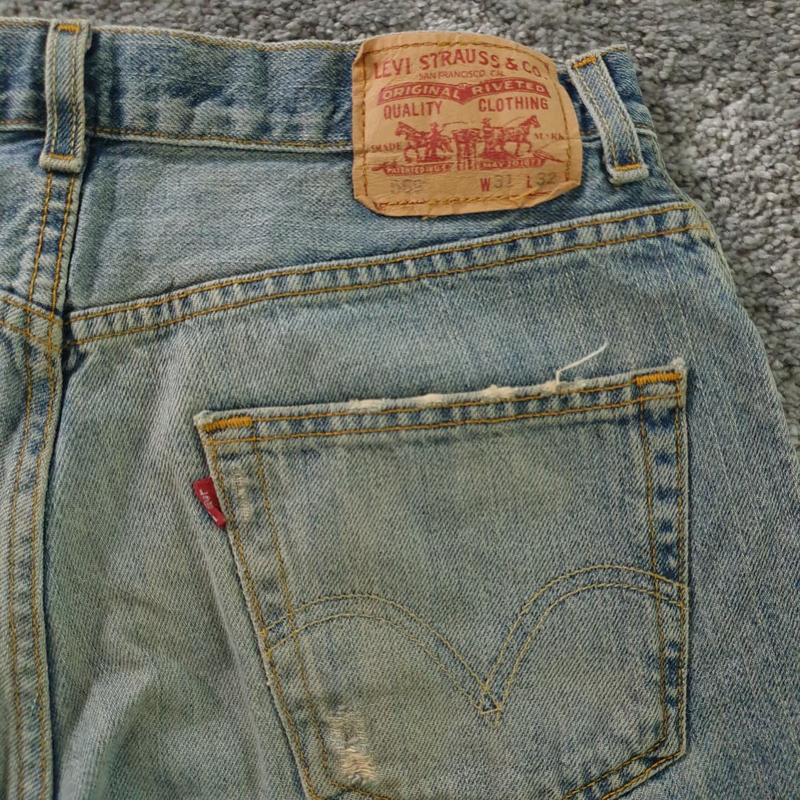 LEVI'S STRAUSS & CO 루즈 스트레이트 데님 상품이미지3