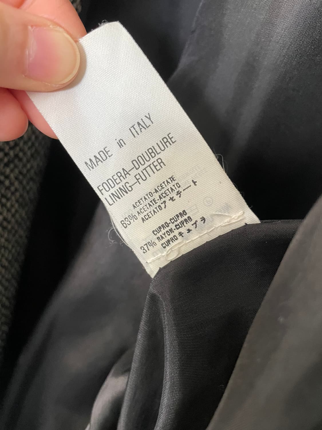 STUDIO 0001 BY FERRE curved wool jacket 상품이미지7