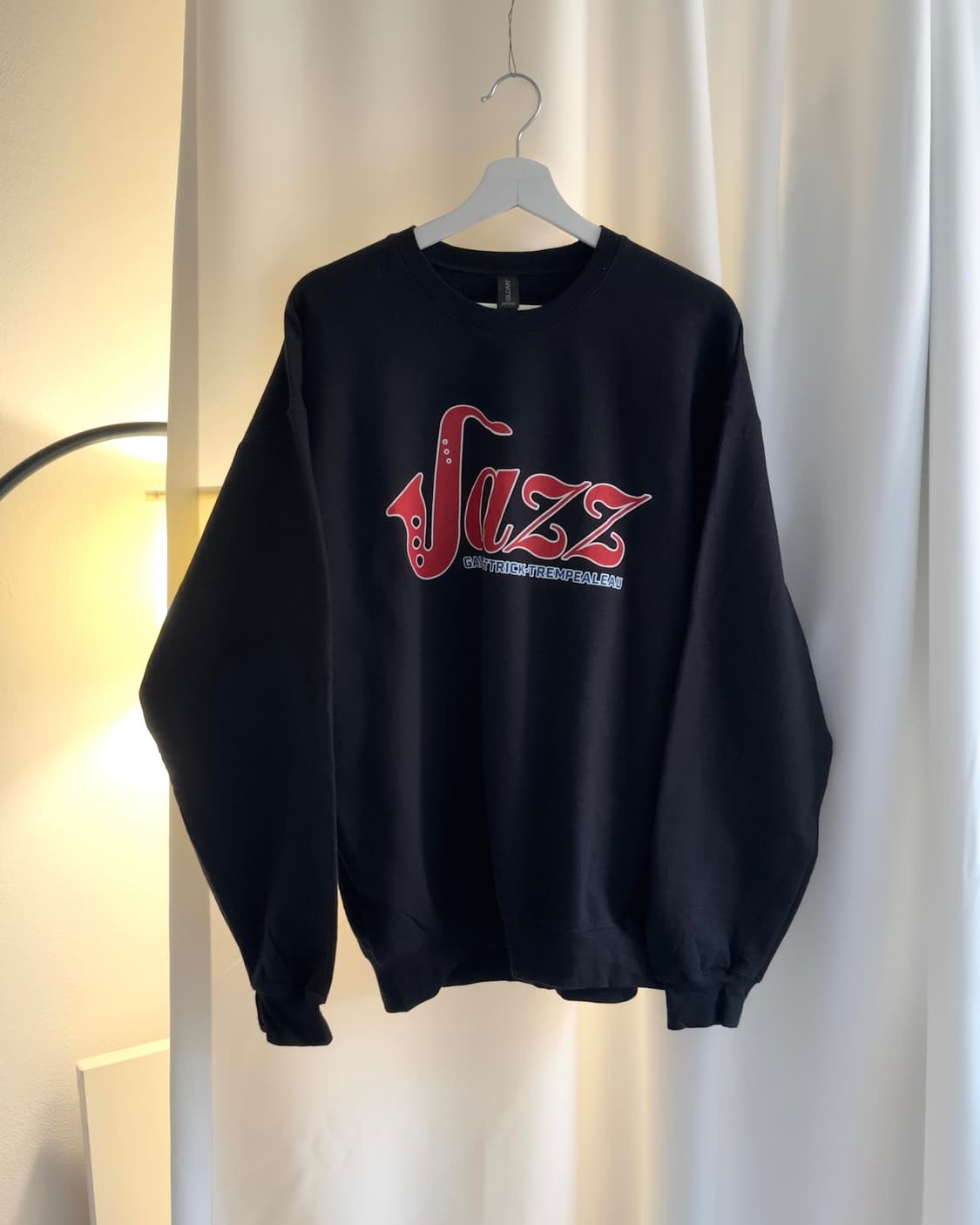 [GILDAN] vintage jazz printing cotton sw 상품이미지5