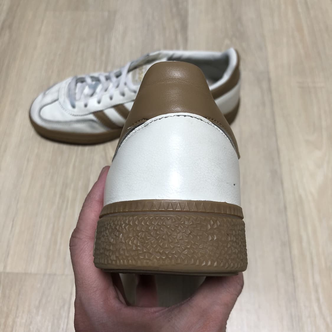 (235) 아디다스 adidas 핸드볼 스페지알 레더 화이트 검솔 235 상품이미지2