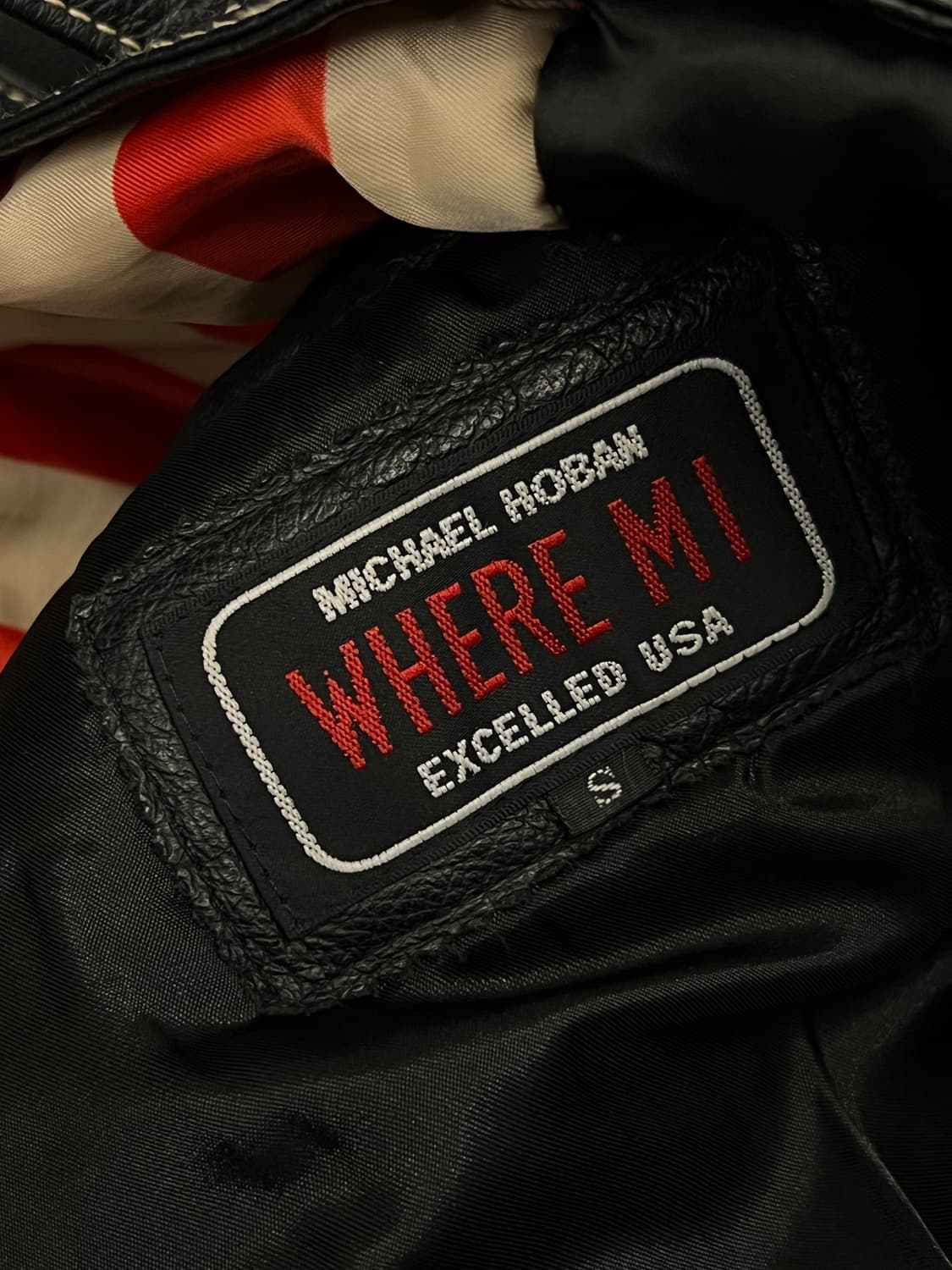 WHERE MI USA 워리어80-90s 가죽 자켓 처분  상품이미지4