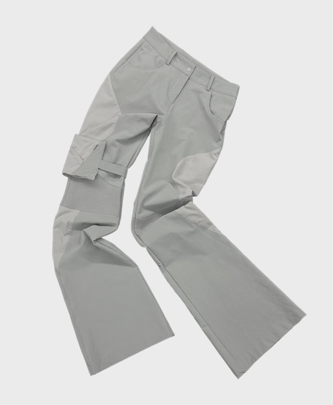 오호스 detachable pouch nylon pants / grey 상품이미지1