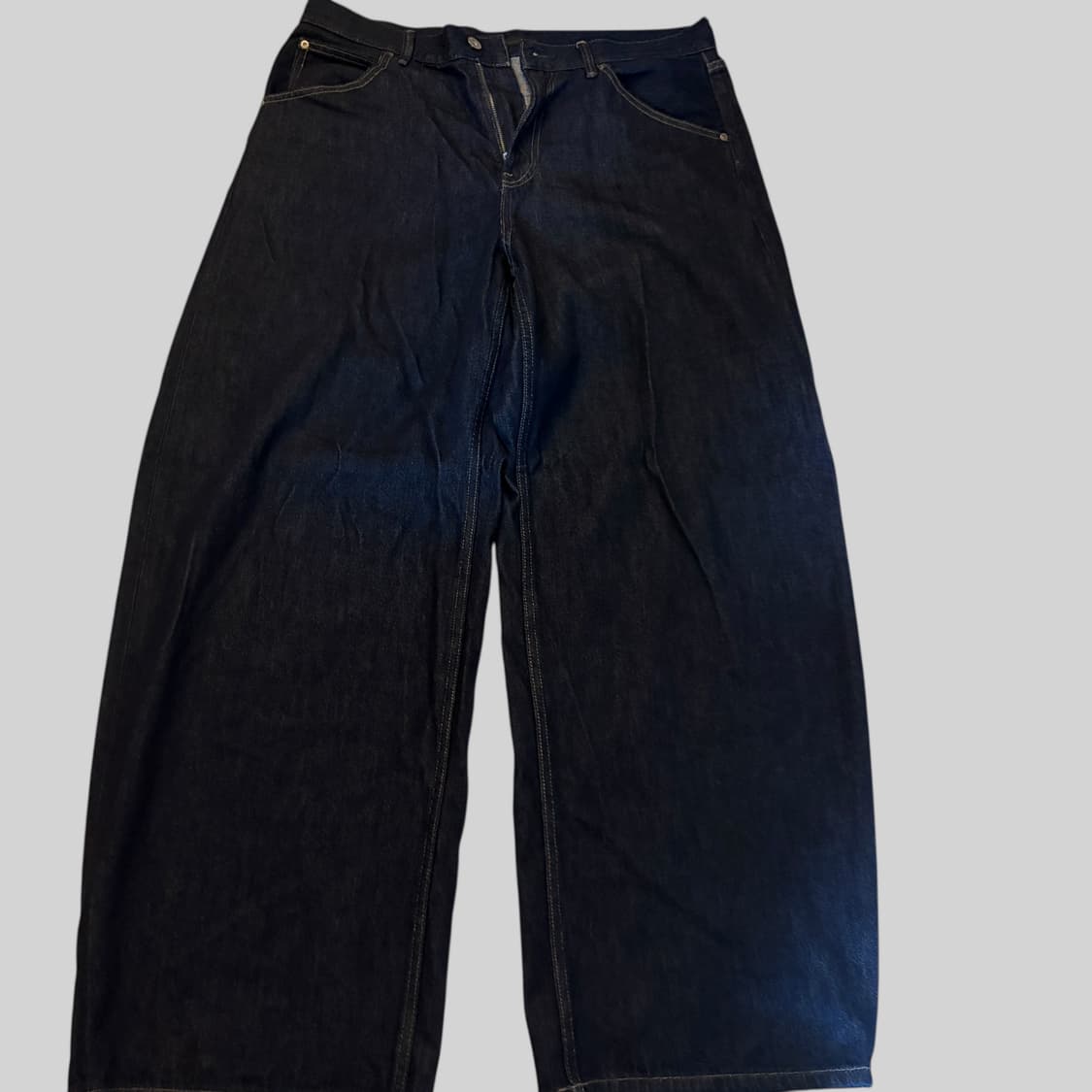 유니클로 배기커브진 69 네이비 30 상품이미지2