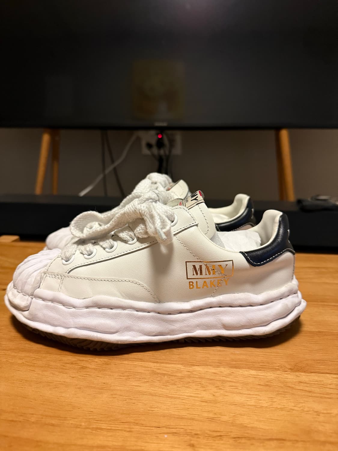 미하라야스히로 블레이키 화이트 레더 상품이미지2