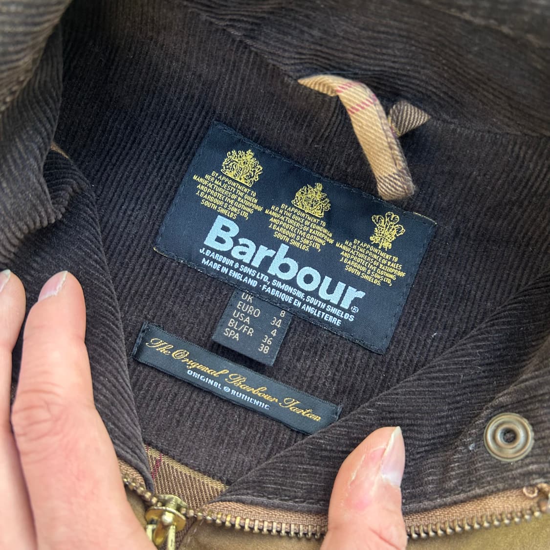 바버(BARBOUR) 뉴마켓 왁싱 자켓 상품이미지5