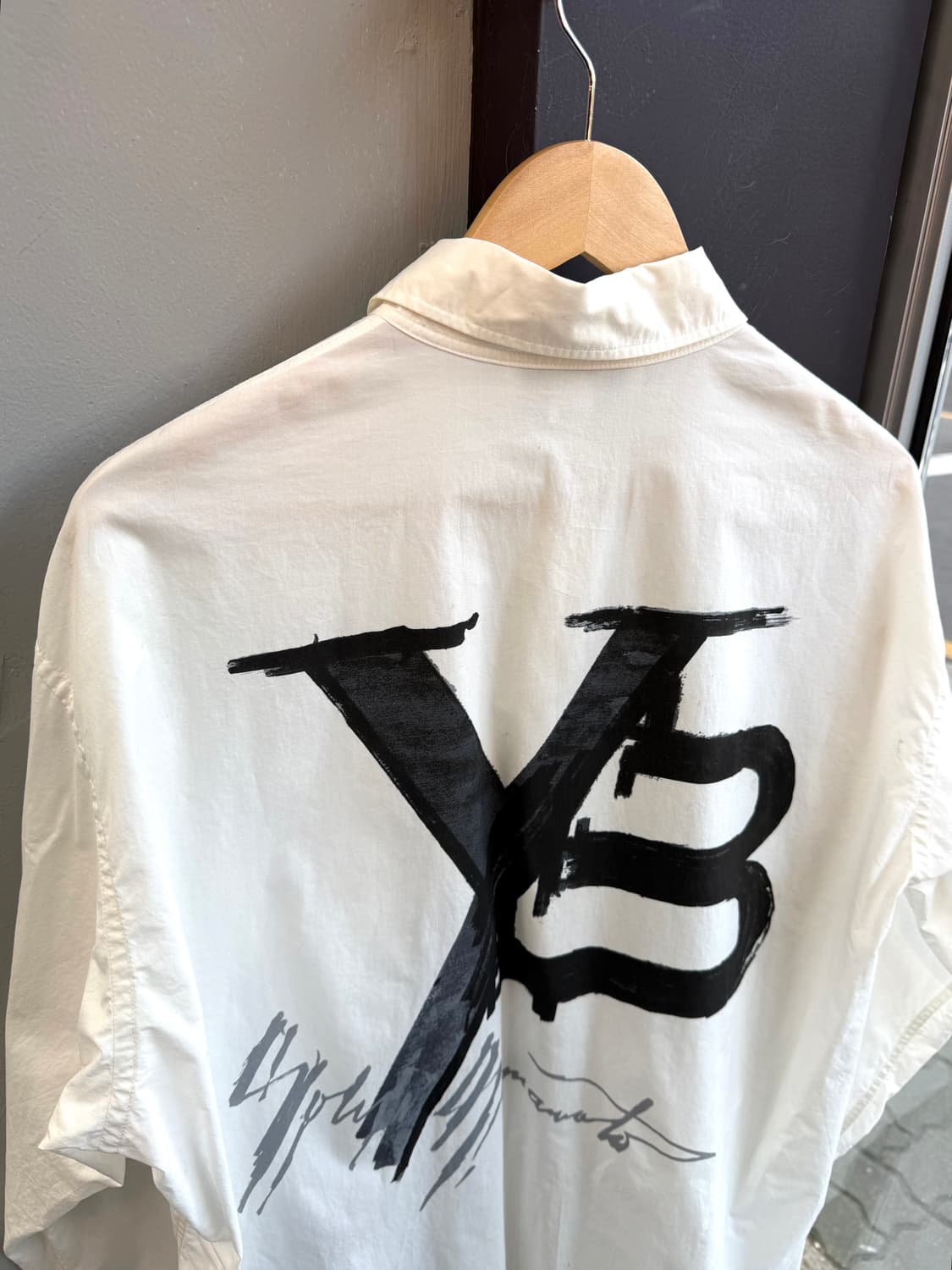 L/ Y-3 요지야마모토 백로고 롱셔츠 자켓 상품이미지7