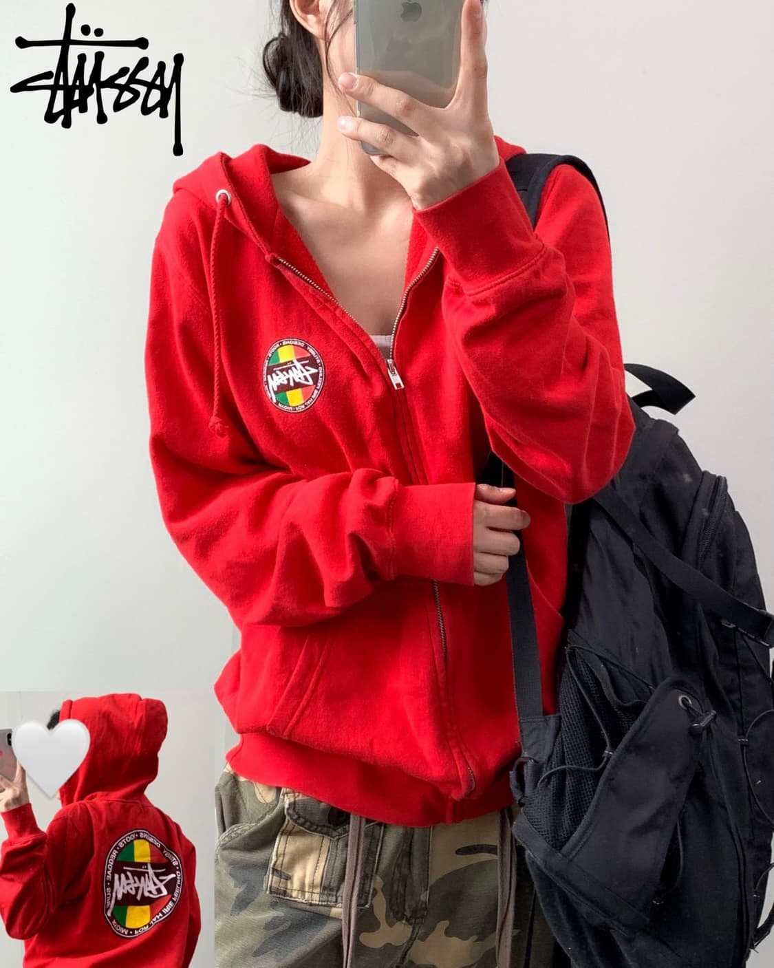 스투시 후드집업 상품이미지1