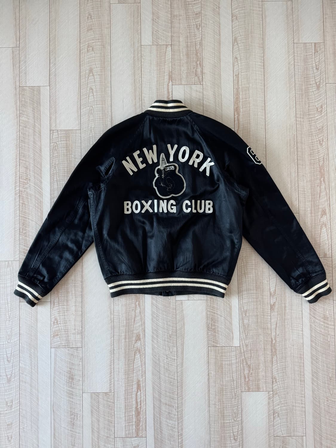 [M] 폴로 랄프 로렌 복싱 클럽 새틴 바시티 리버시블 자켓 상품이미지2