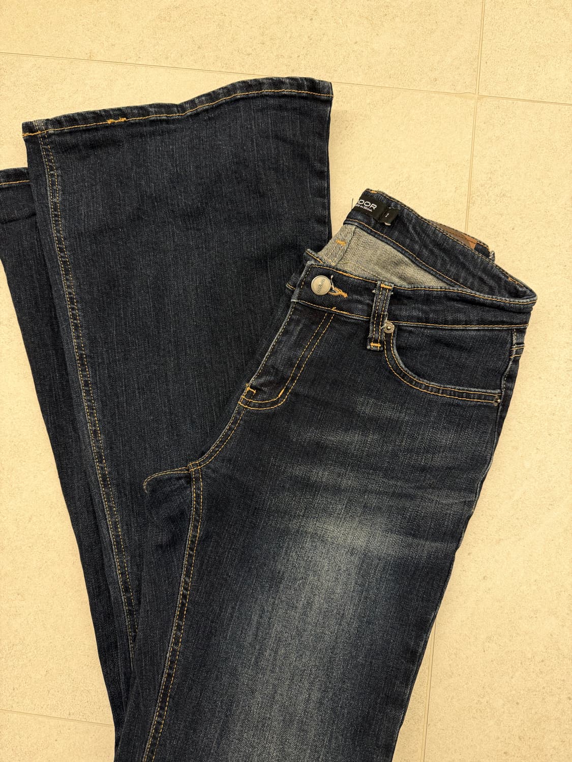 오도어 빈티지 로우진 진청ver 2사이즈 상품이미지4