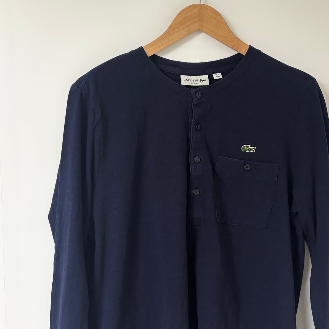 라코스테 헨리넥 티셔츠 상품이미지3