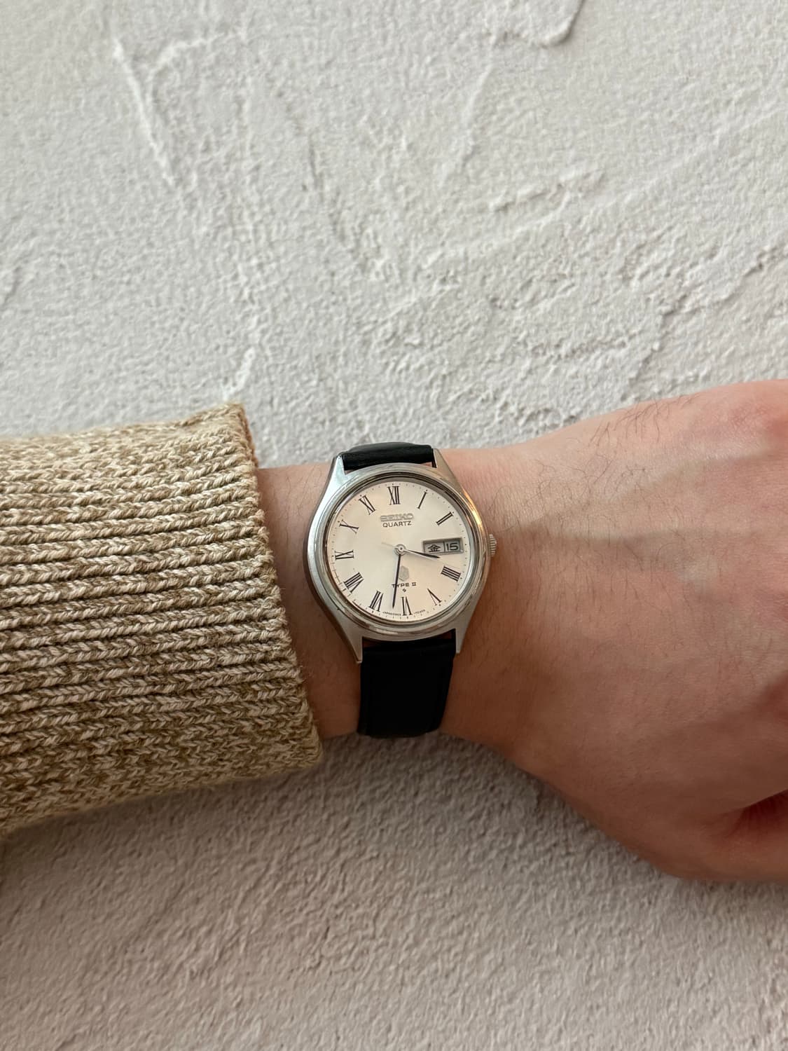 세이코 Seiko TYPE II 쿼츠 로만 인덱스 데이데이트 상품이미지6