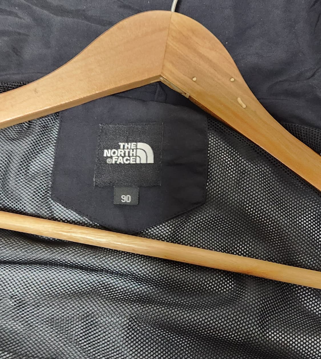 노스페이스 바람막이 나일론 블랙 후드 자켓 상품이미지6