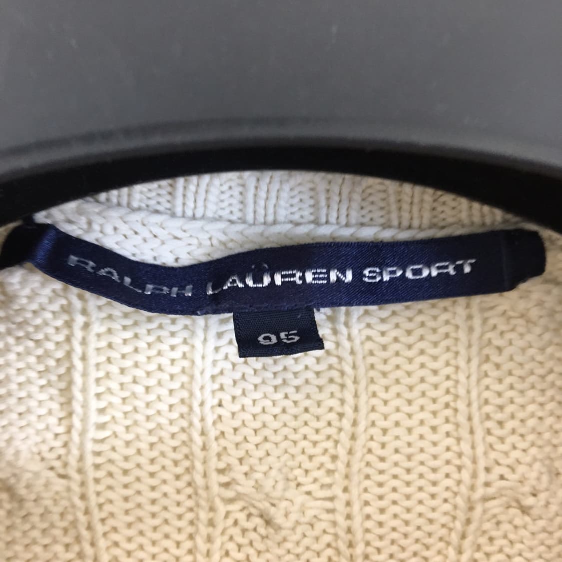 폴로 랄프로렌 케이블니트 95 아이보리  상품이미지5