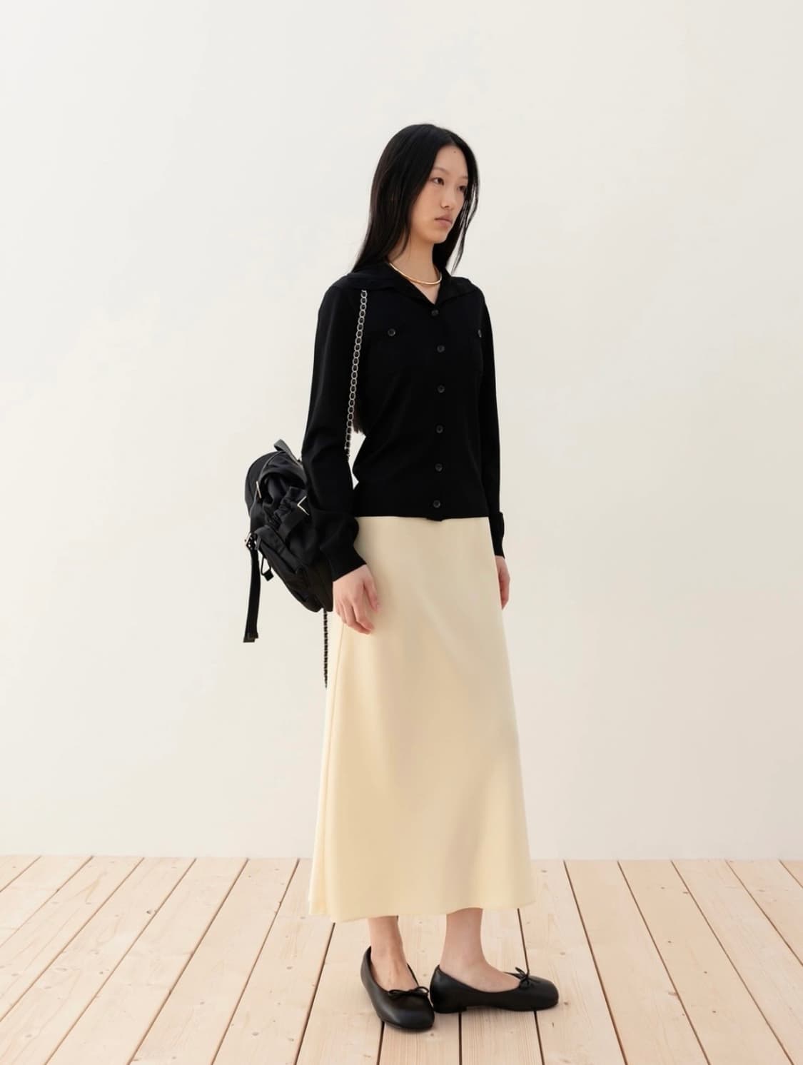 ORR  오르 비스코스 버튼 가디건S 새제품 상품이미지2