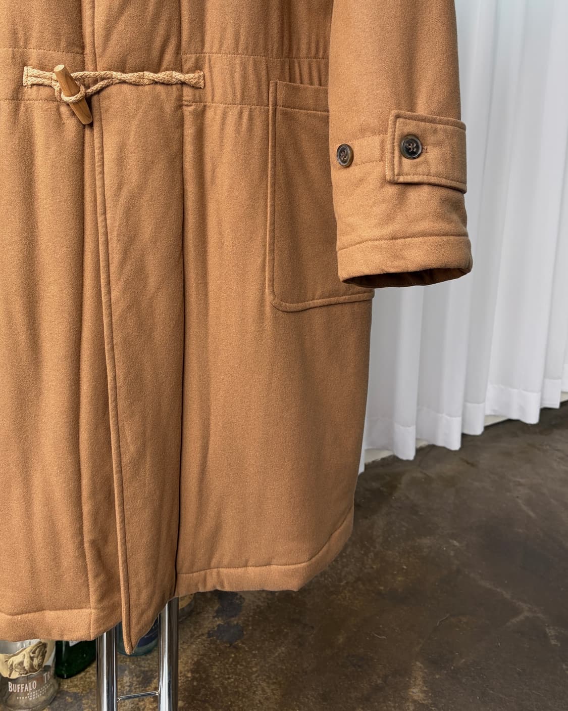 [S-M]글로버울 GLOVERALL 패디드 울 캐시미어 더플코트 상품이미지4