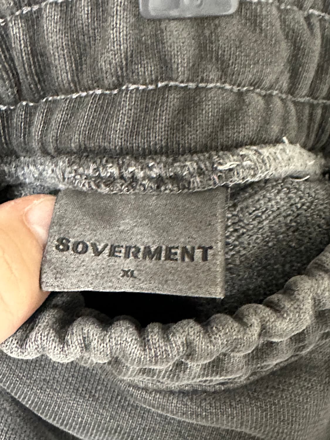 [택포] SOVERMENT 워싱 후드집업 + 맨투맨 + 조거팬츠 세트 X 상품이미지9