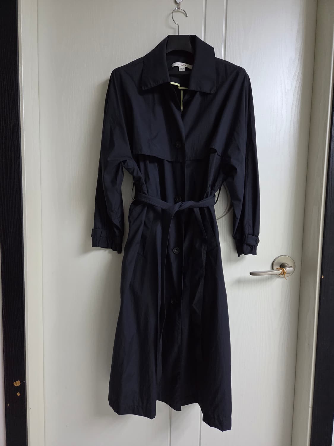 SJ와니  네이비 트렌치 코트  66~77 상품이미지1