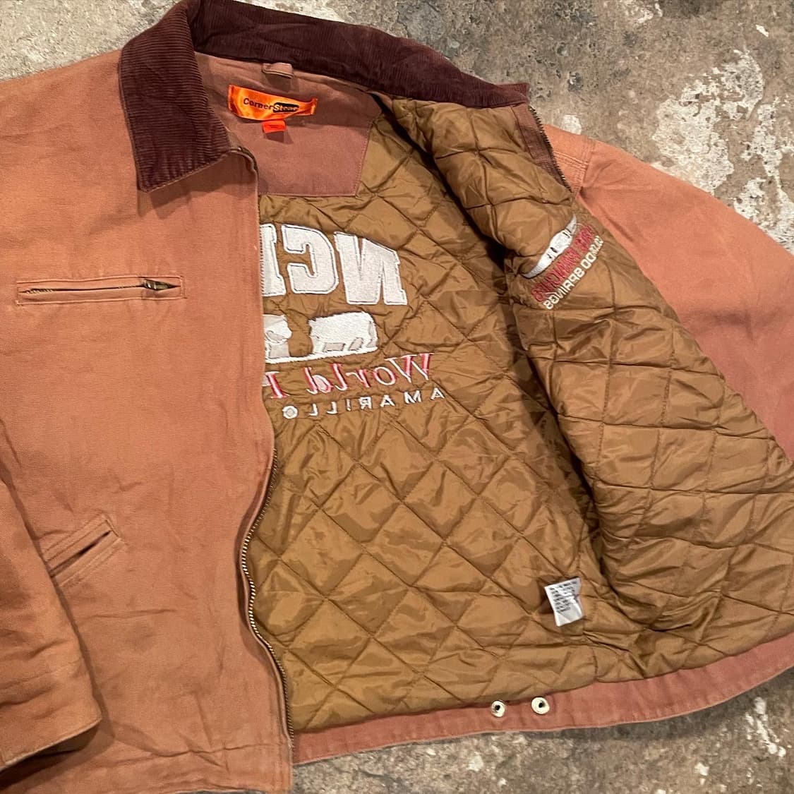 빈티지 자수 워크자켓 (XL) 상품이미지3