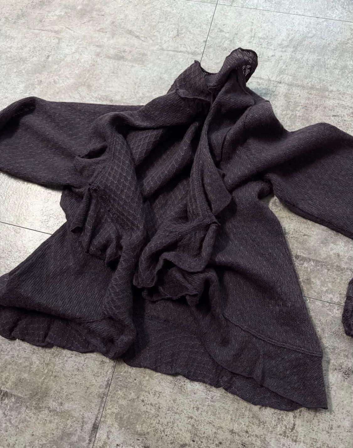 Rosa cherry 러플 가디건 상품이미지4