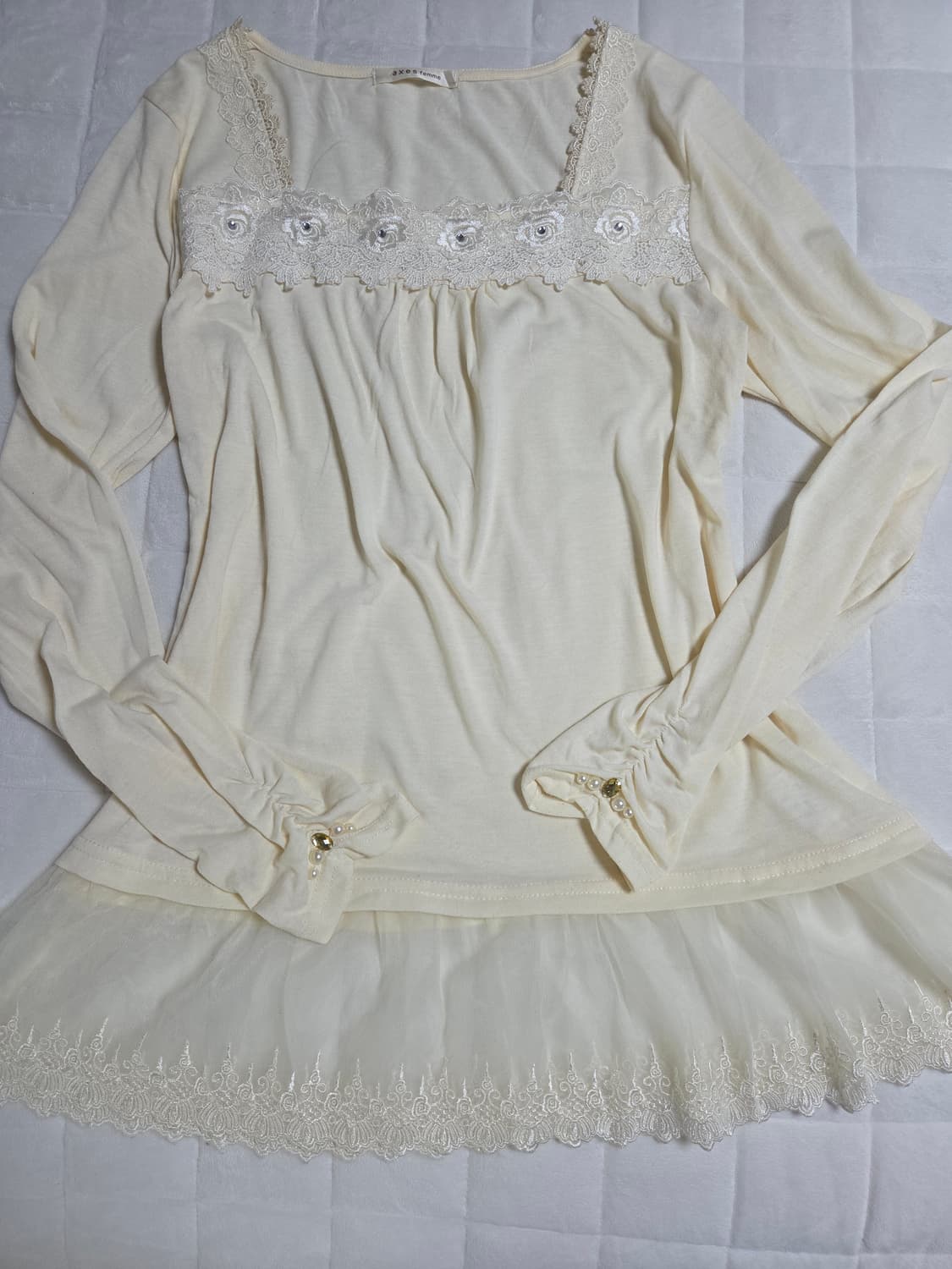 러블리 모리 페어리 가디건 액팜 엑팜 롱슬리브 이너 세트 상품이미지6