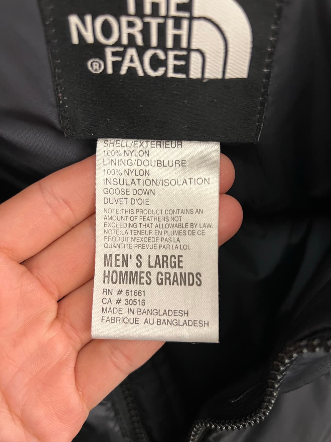 90s TNF CENTER NUPTSE 700 노스페이스 센터로고 눕시 상품이미지9