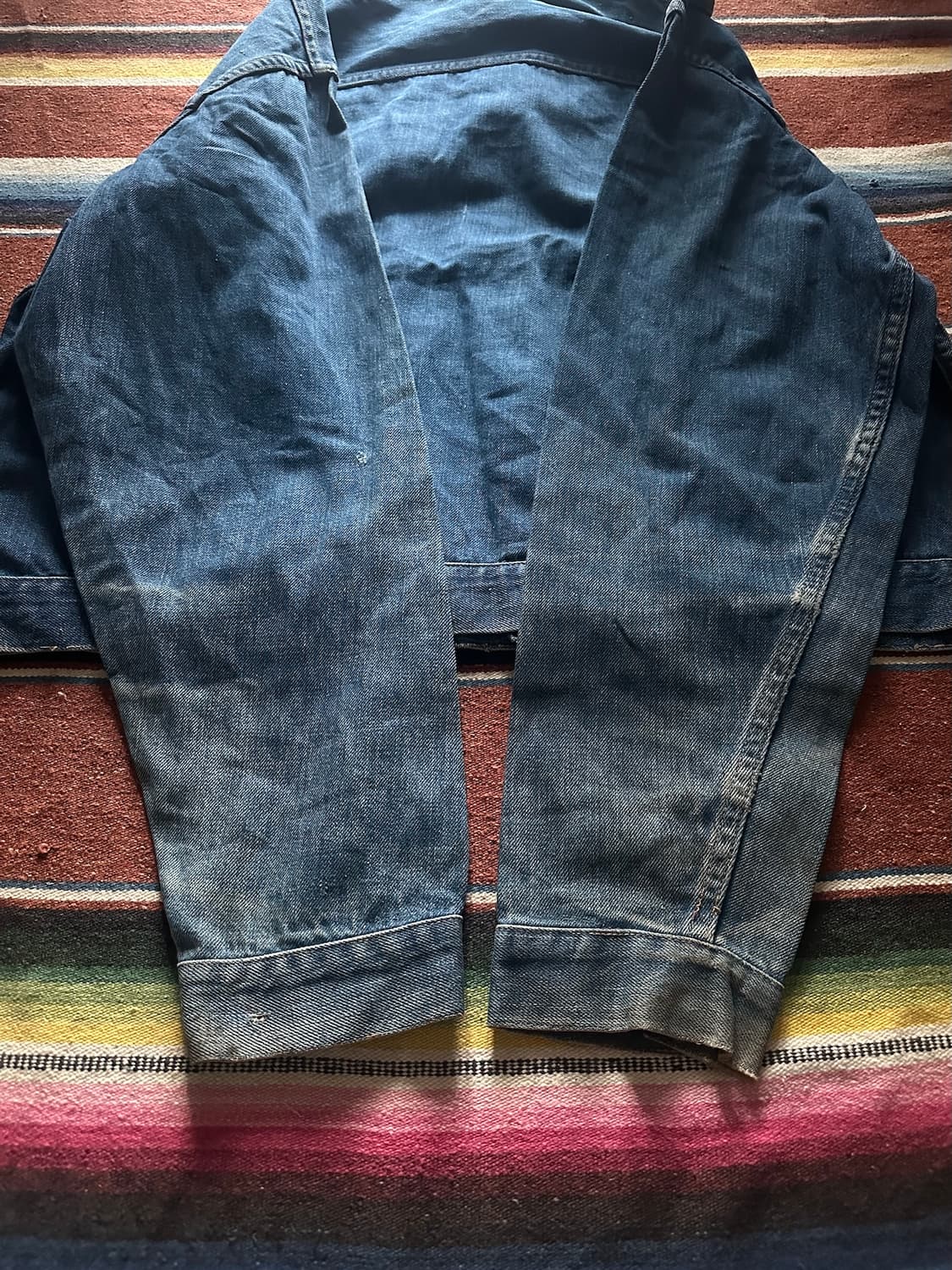 50s 60s USA 빈티지 101 2세대 데님 자켓 더블알엘 리바이스 상품이미지10