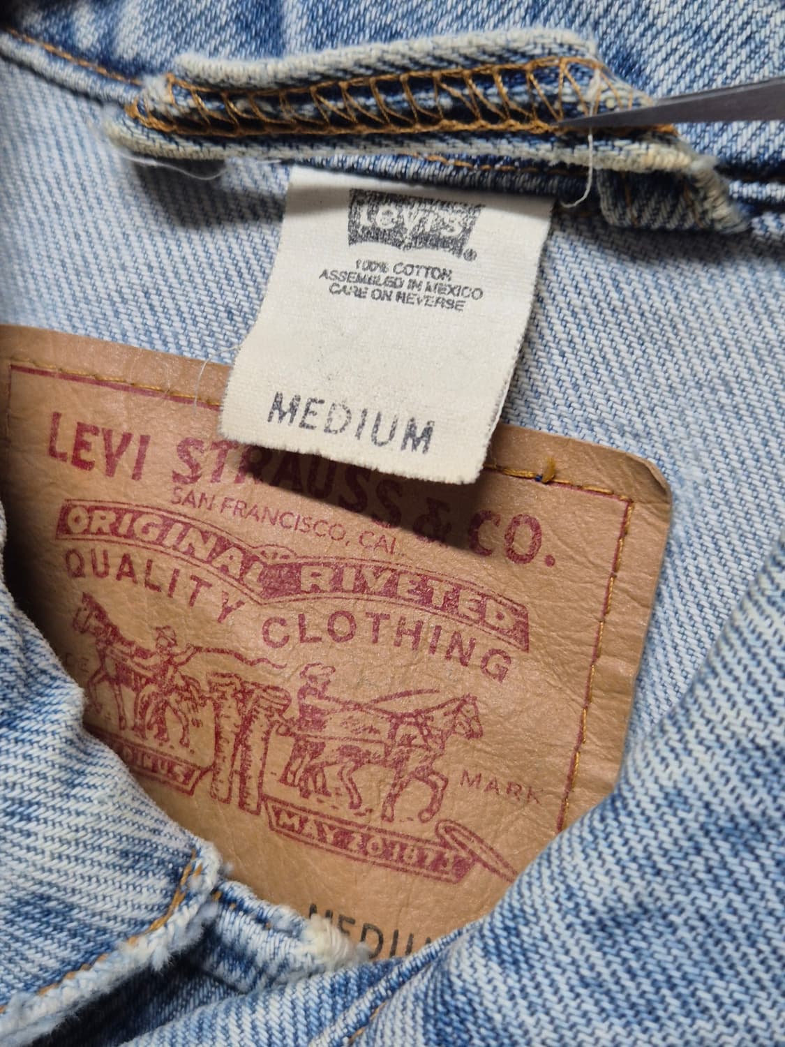 [M] 90s US Made 리바이스 트러커 -116 상품이미지4