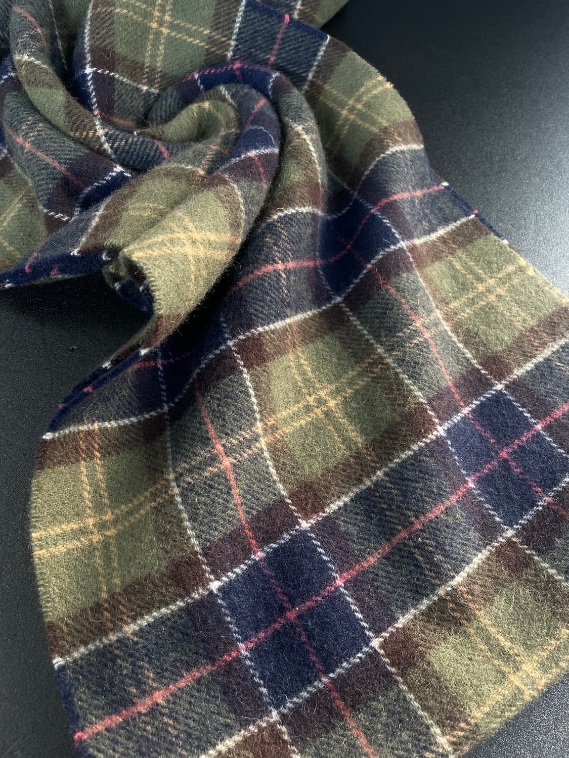 BABOUR 바버 램스울 클래식 타탄 체크 머플러 목도리 [새상품] 상품이미지4