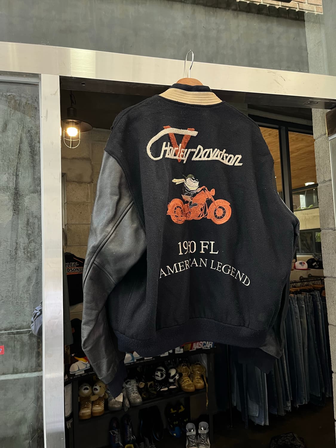 할리데이비슨 테즈 울 바시티 자켓 (105-110) 상품이미지7