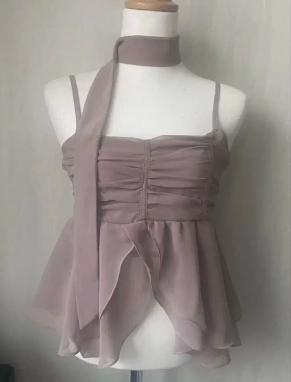 엔젤넘버555 튤립 슬리브리스 로즈색상 상품이미지1