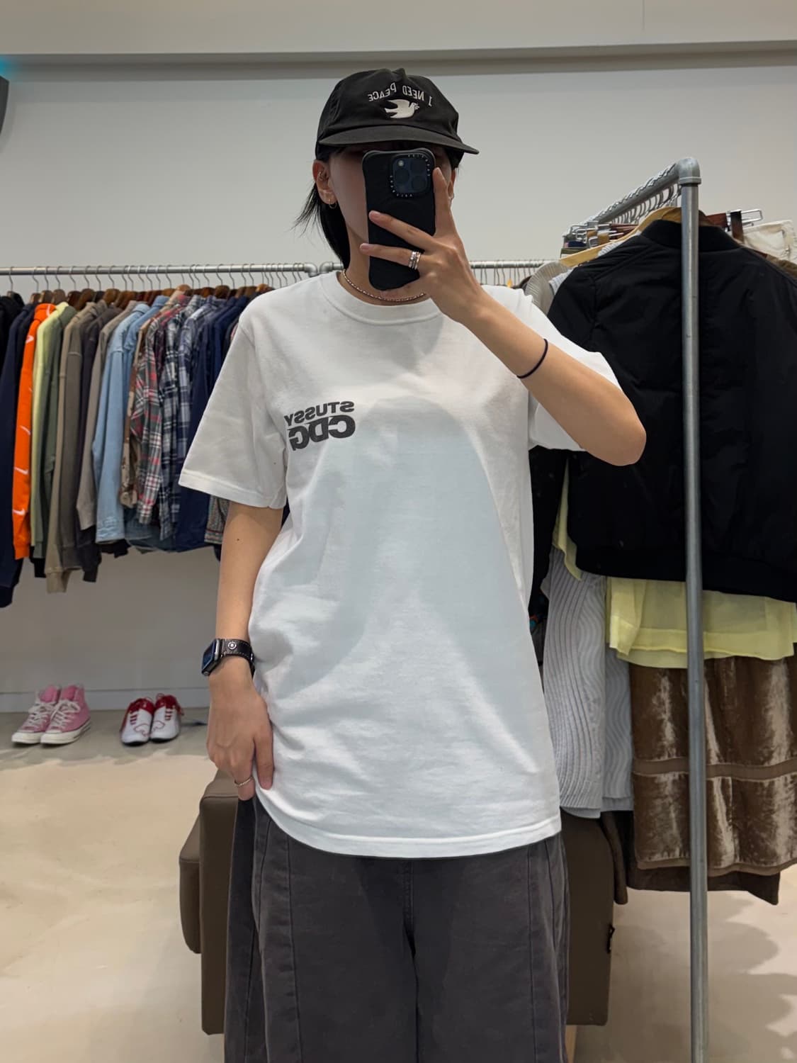 스투시xCDG 서프맨 티셔츠  상품이미지7