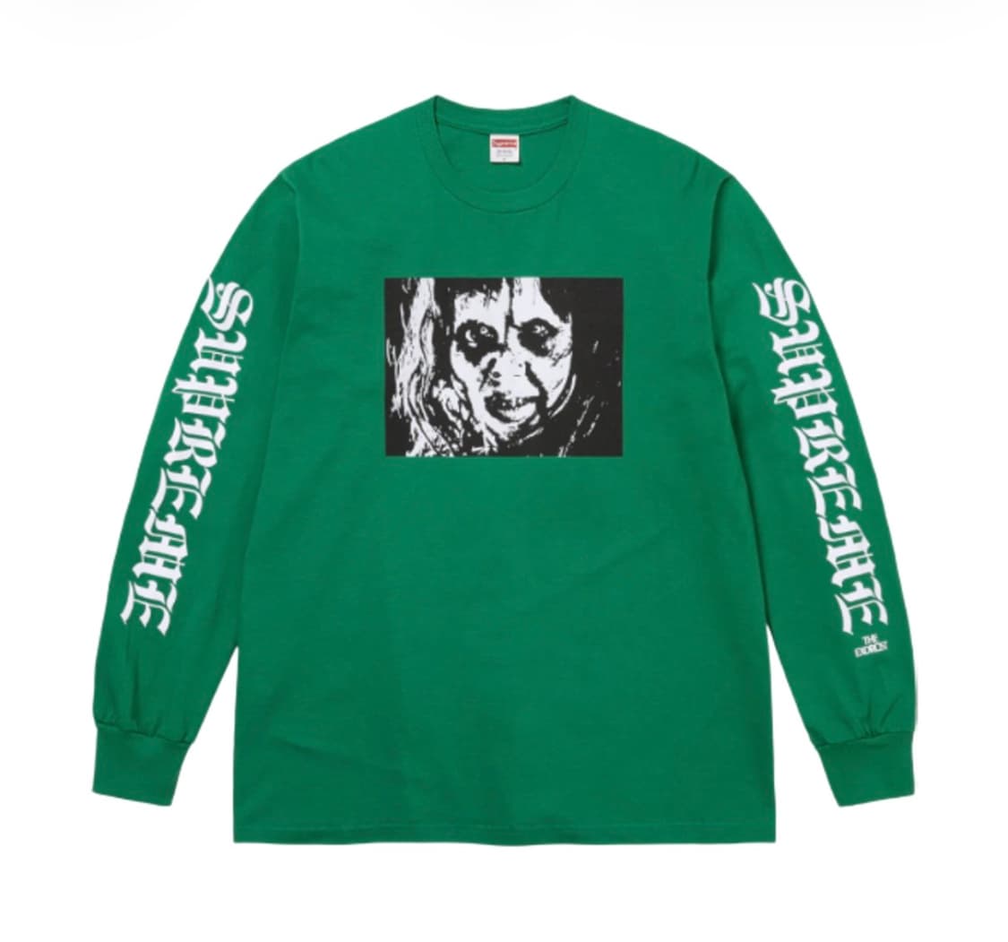 슈프림 더 엑소시스트 마더 롱슬리브 티셔츠 라이트 파인 - 25FW 상품이미지1