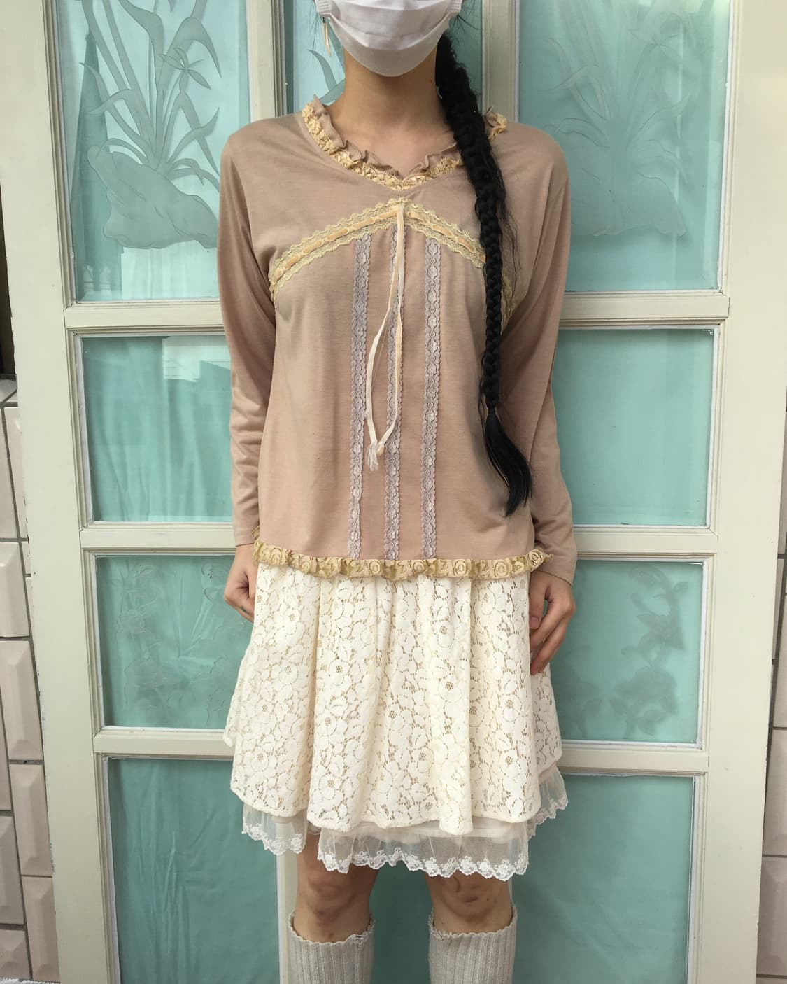 Lace point sleeve 상품이미지6