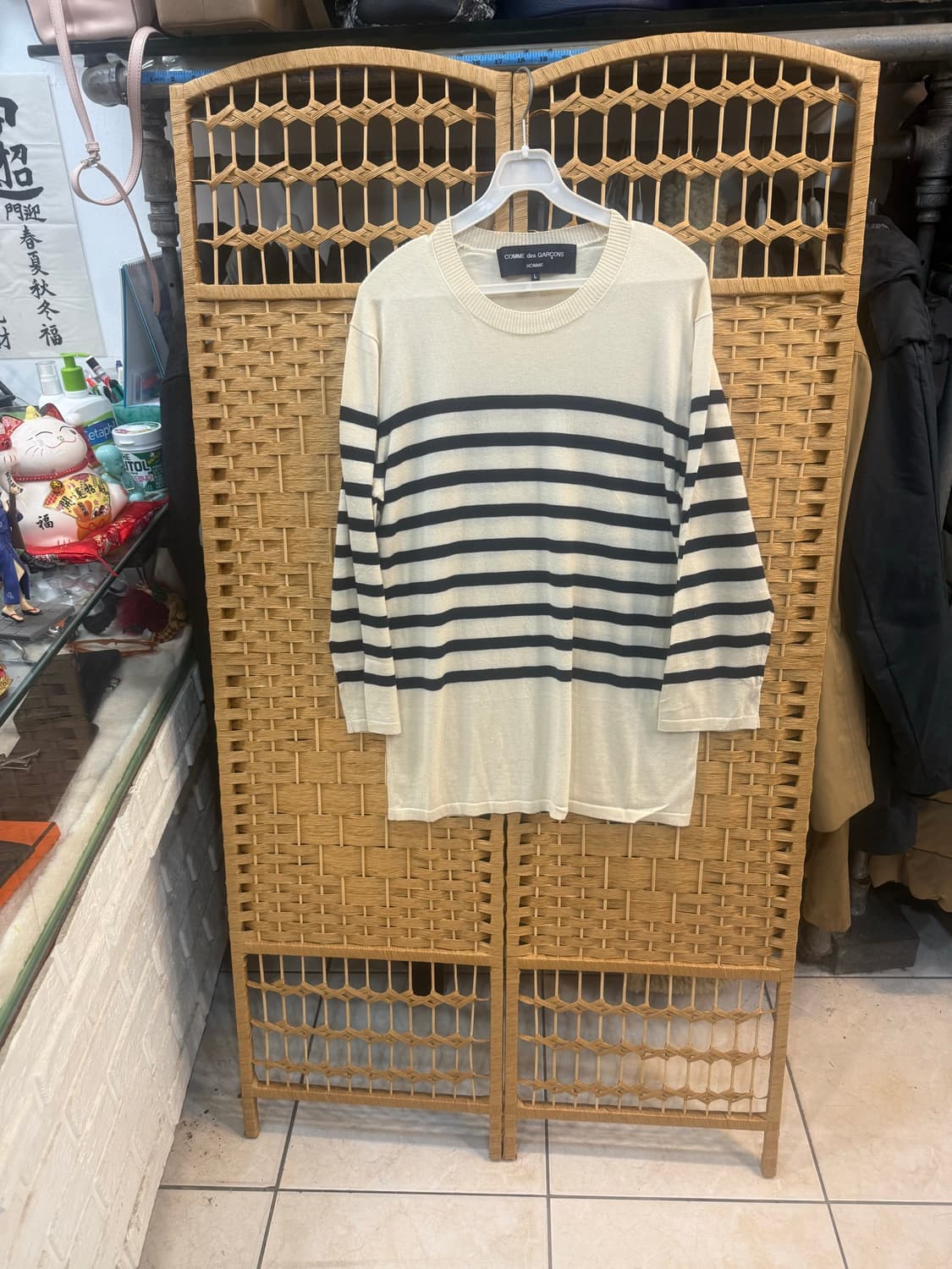 100 정품 꼼데가르송 옴므 니트 팝니다 상품이미지1