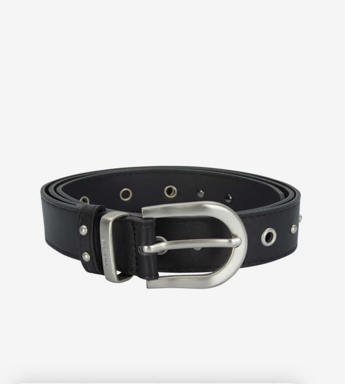 애즈온 벨트 TWINS EYELET BELT / BLACK 상품이미지1