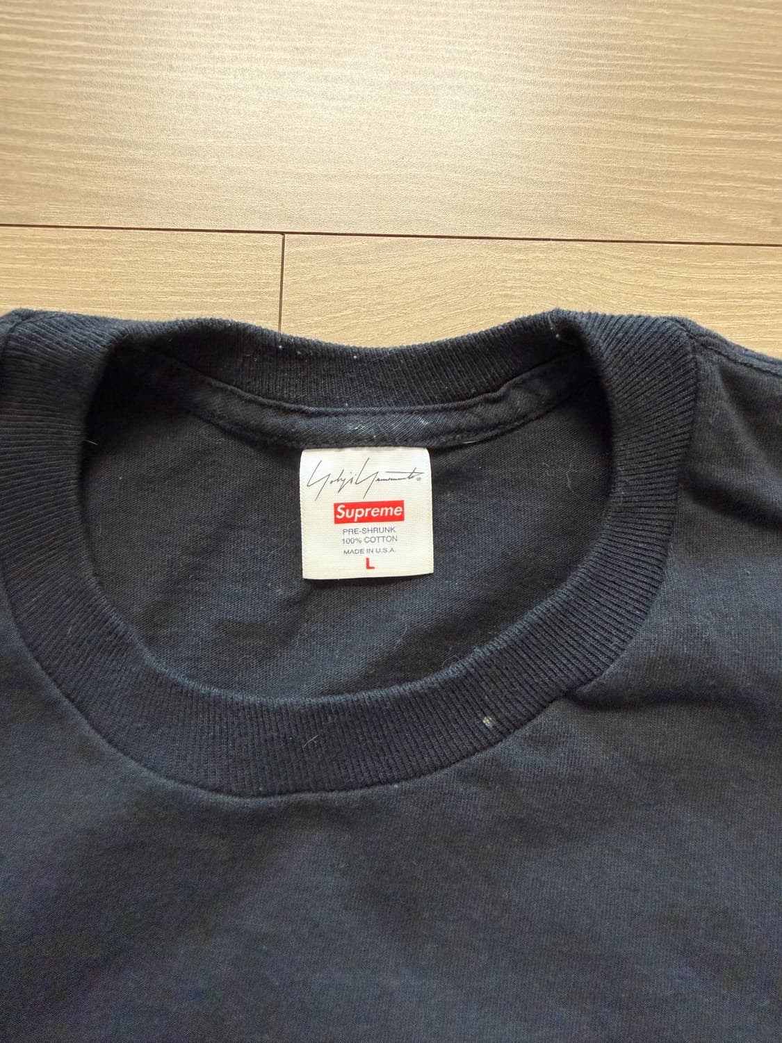 요지야마모토 슈프림 티셔츠 L 상품이미지4