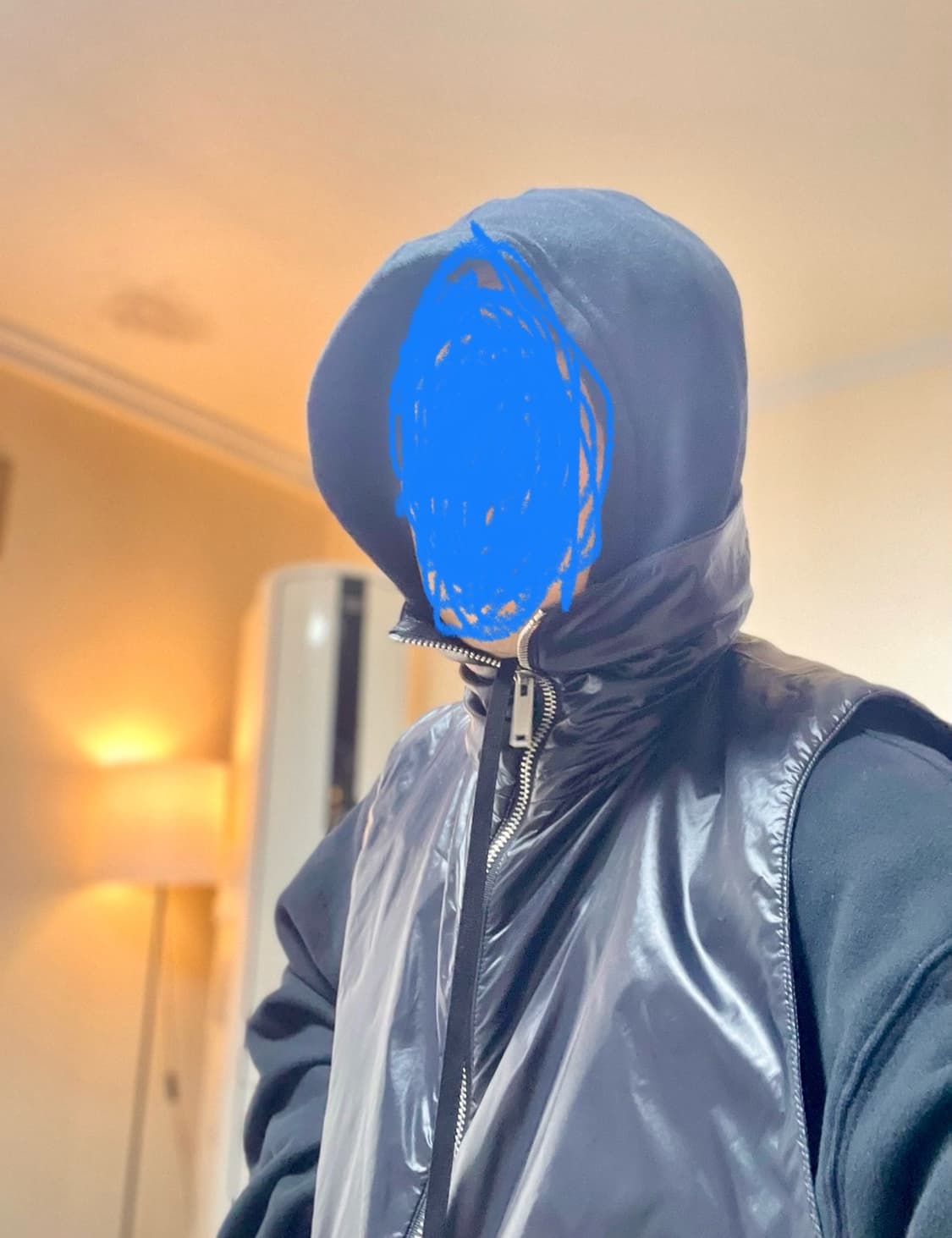 Unravel Project의 블랙 코튼 후드 자켓 M 상품이미지2