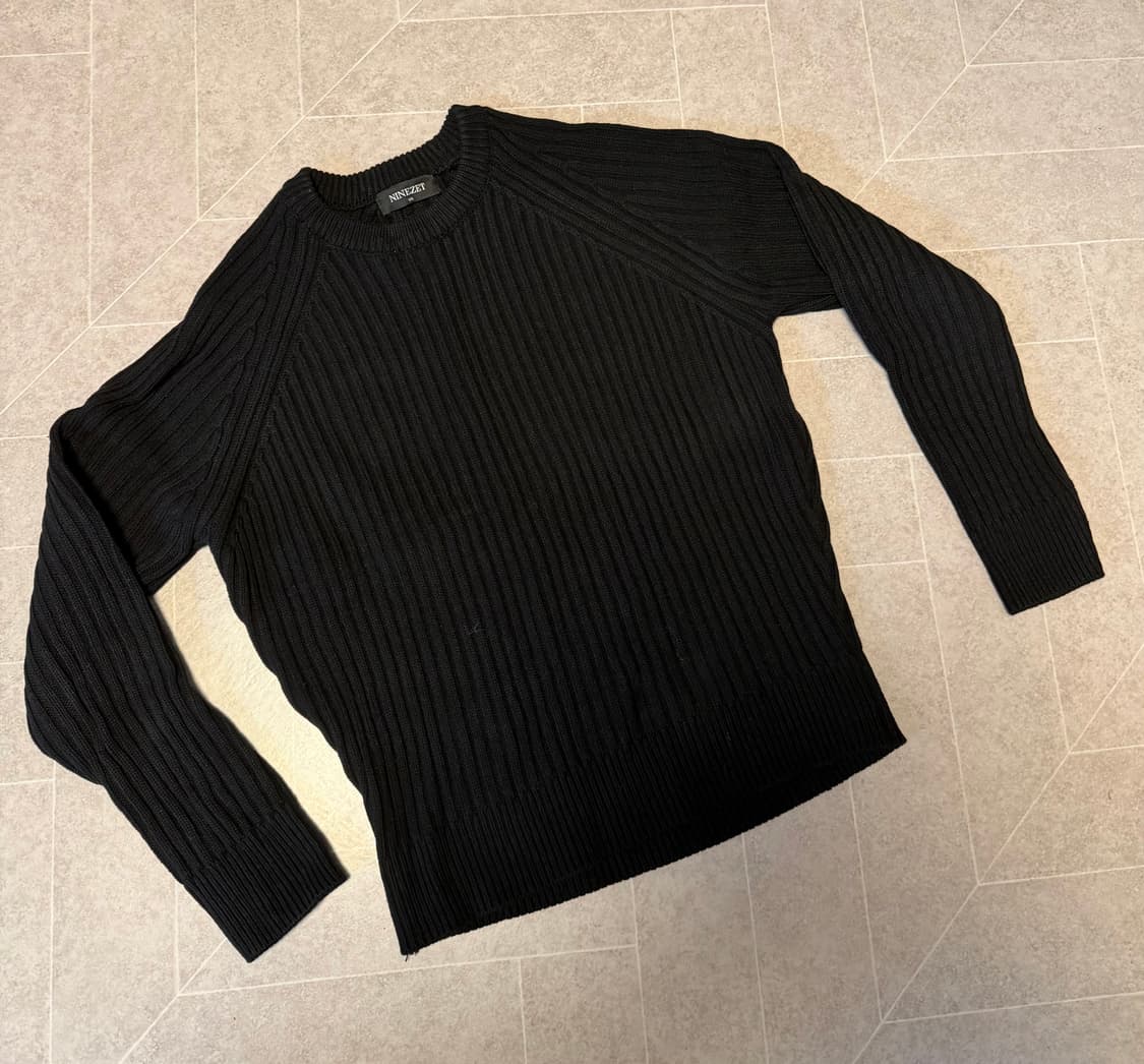 나인제트 헤비코튼 크루넥 머슬 니트 상품이미지2
